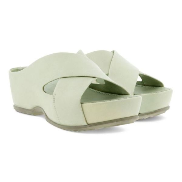 ECCO SHOES -IFLA WOMEN'S SLIDE-MATCHA