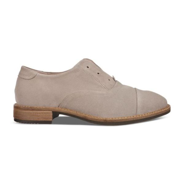 ECCO SHOES -SARTORELLE 25 TAILORED SUEDE WOMEN'S SHOES-GREY ROSE