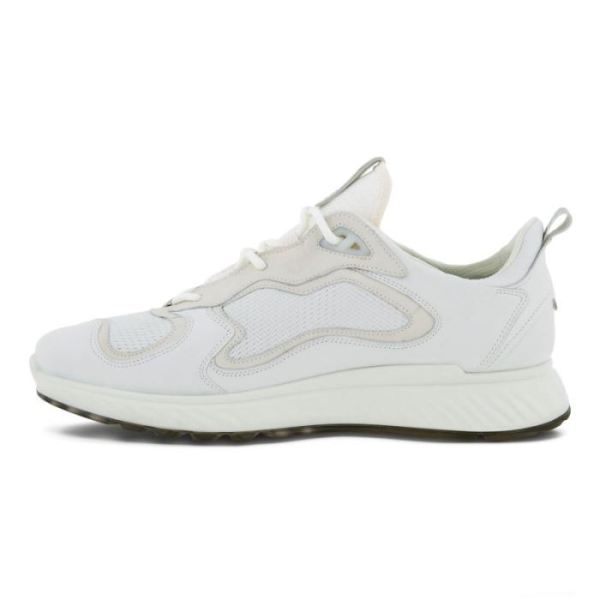 ECCO SHOES -ST.1 MEN'S LACED SHOES-MULTICOLOR WHITE