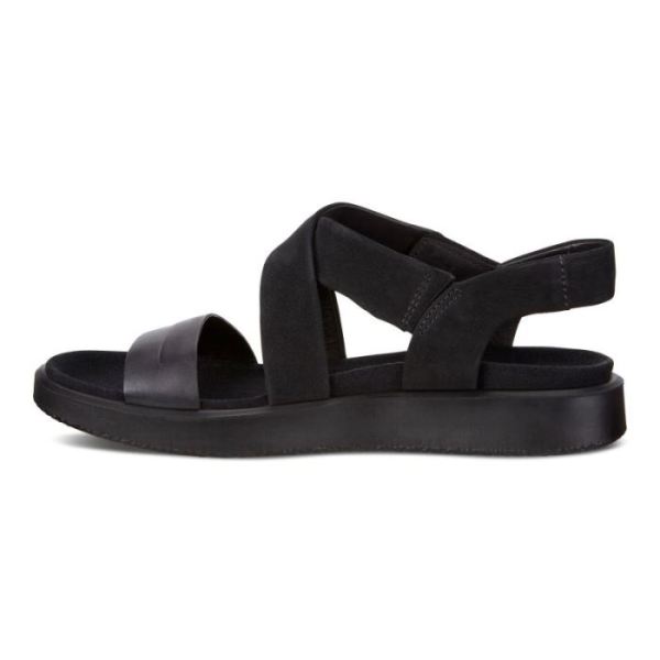 ECCO SHOES -FLOWT WOMEN'S SANDAL-BLACK/BLACK