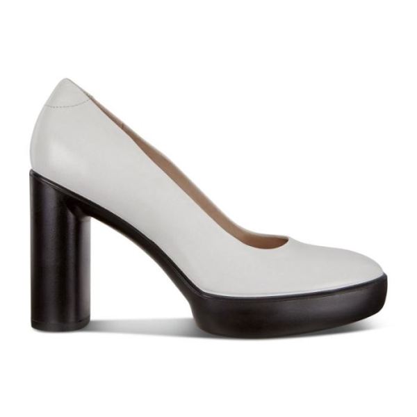 ECCO SHOES -SHAPE SCULPTED MOTION 75 PUMPS-BRIGHT WHITE