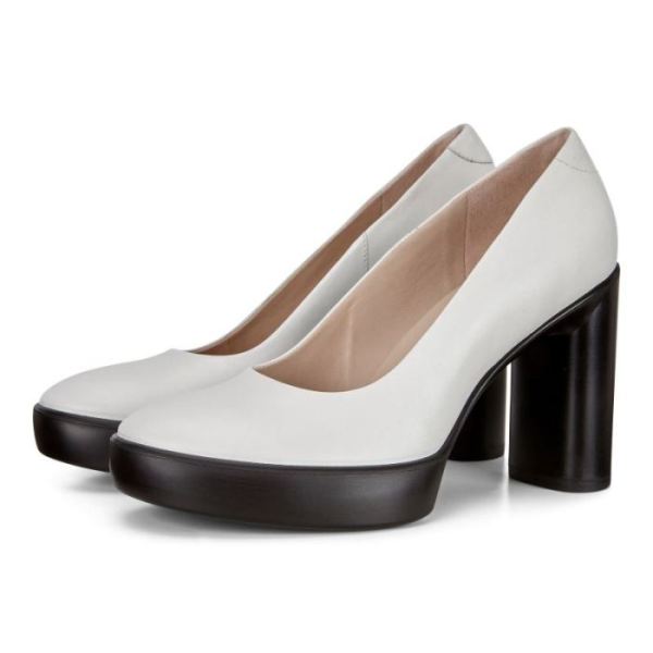 ECCO SHOES -SHAPE SCULPTED MOTION 75 PUMPS-BRIGHT WHITE