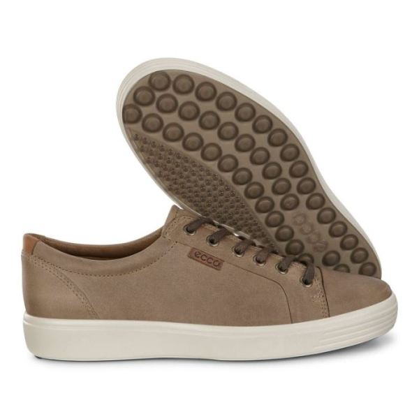 ECCO SHOES -SOFT 7 MEN'S SNEAKER-NAVAJO BROWN