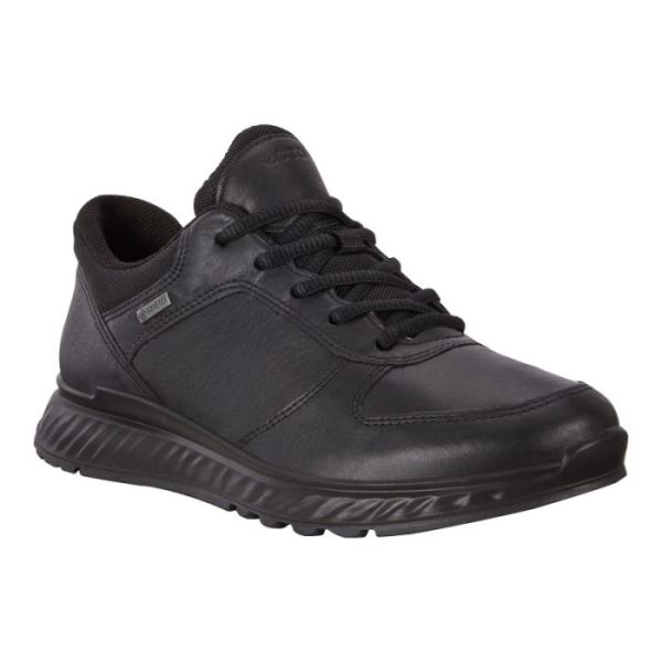 ECCO SHOES -EXOSTRIDE WOMEN'S LOW GTX SNEAKER-BLACK