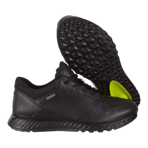 ECCO SHOES -EXOSTRIDE WOMEN'S LOW GTX SNEAKER-BLACK