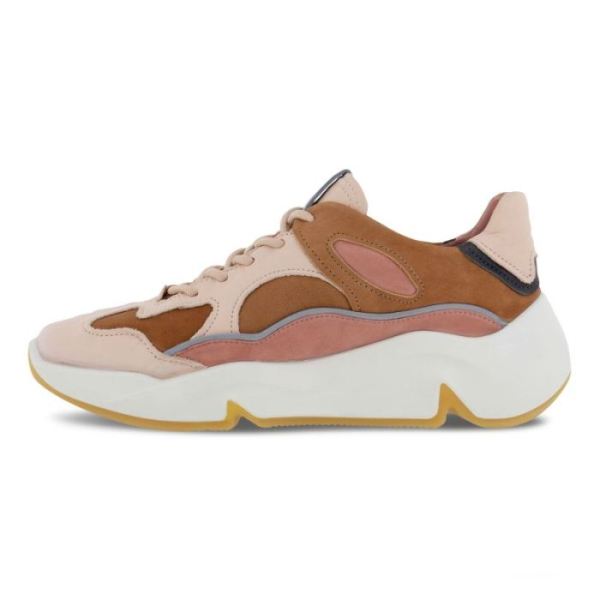 ECCO SHOES -CHUNKY WOMEN'S SNEAKER MULTI-MULTICOLOR TOFFEE