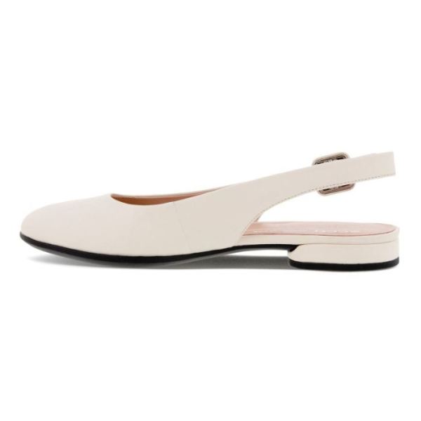 ECCO SHOES -ANINE WOMEN'S SLING-BACK FLATS-LIMESTONE