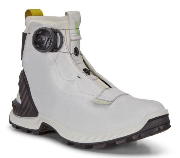 ECCO SHOES -EXOHIKE WOMEN'S MID DYNEEMA BOOTS-WHITE