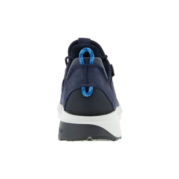 ECCO SHOES -ZIPFLEX MEN'S LOW SHOES-MARINE/NIGHT SKY