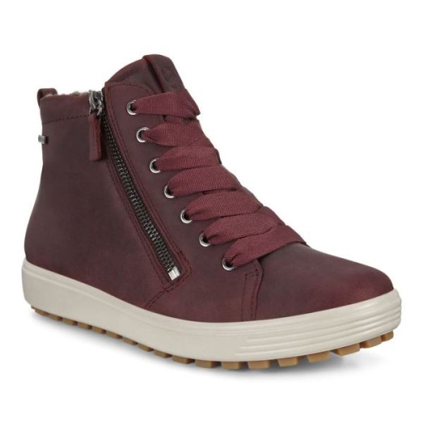 ECCO SHOES -SOFT 7 TRED WOMEN'S GTX HI-CHOCOLAT