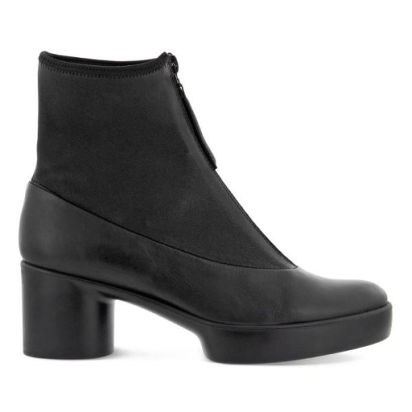 ECCO SHOES -SHAPE SCULPTED MOTION 35 WOMEN'S ZIP BOOT-BLACK/BLACK