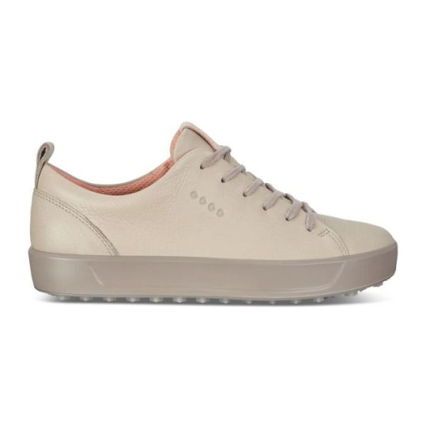 ECCO SHOES -WOMENS GOLF SOFT LOW-OYESTER