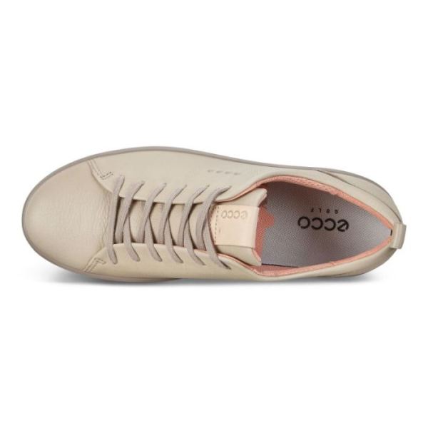 ECCO SHOES -WOMENS GOLF SOFT LOW-OYESTER