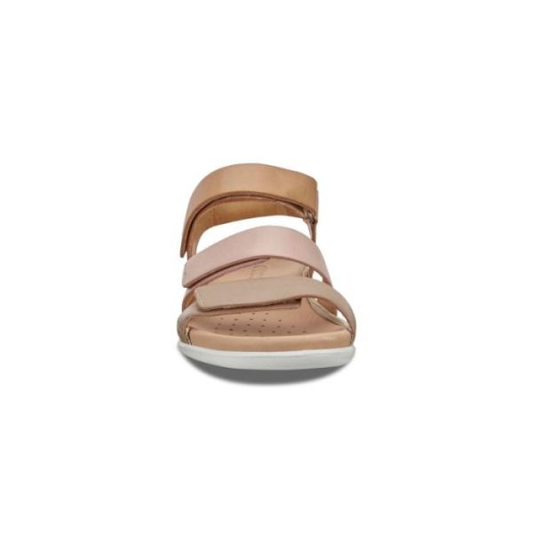 ECCO SHOES -FLASH FLAT SANDAL-DUNE/ROSE DUST/POWDER