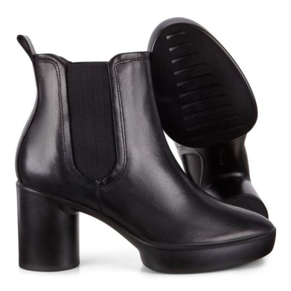 ECCO SHOES -SHAPE SCULPTED MOTION 55 WOMEN'S CHELSEA ANKLE BOOT-BLACK