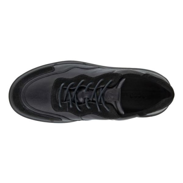 ECCO SHOES -SOFT X MEN'S SHOE-BLACK/BLACK