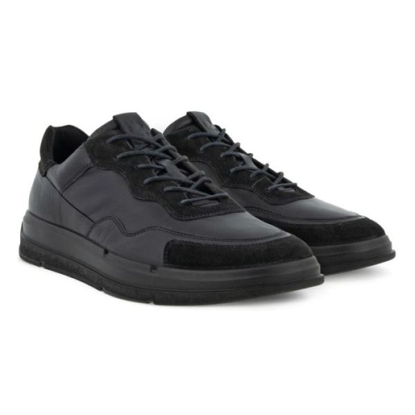 ECCO SHOES -SOFT X MEN'S SHOE-BLACK/BLACK