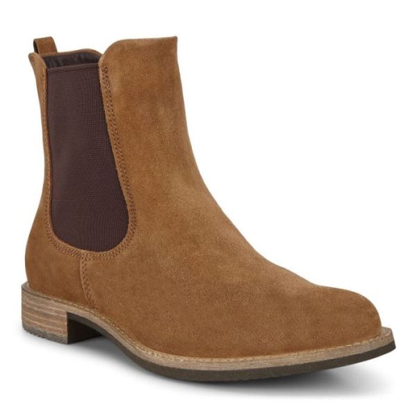 ECCO SHOES -SARTORELLE 25 WOMEN'S CHELSEA BOOT-CAMEL