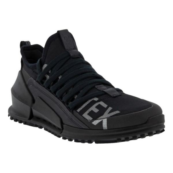 ECCO SHOES -BIOM 2.O WOMEN'S GORE-TEX SNEAKER-BLACK/BLACK