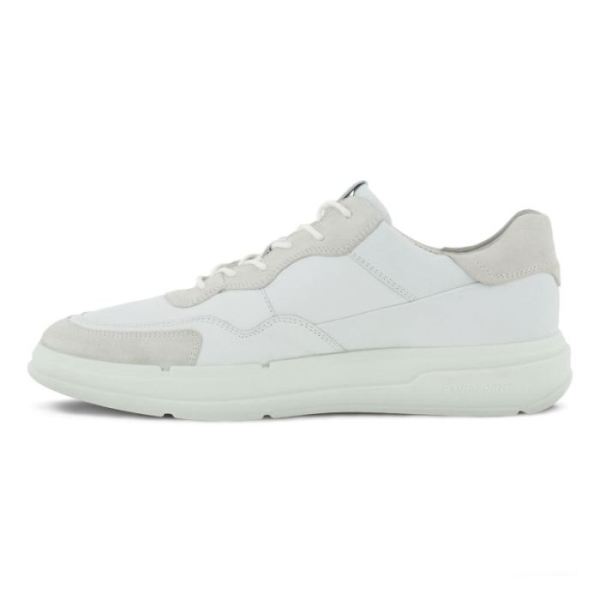 ECCO SHOES -SOFT X MEN'S SHOE-SHADOW WHITE/WHITE