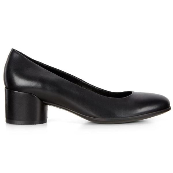 ECCO SHOES -SHAPE 35 MOD BLOCK WOMEN'S PUMP-BLACK