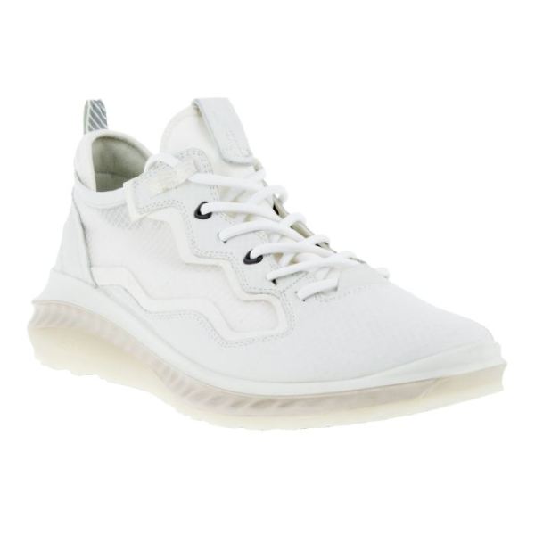 ECCO SHOES -ST.360 MEN'S URBAN SNEAKER-WHITE/WHITE/WHITE