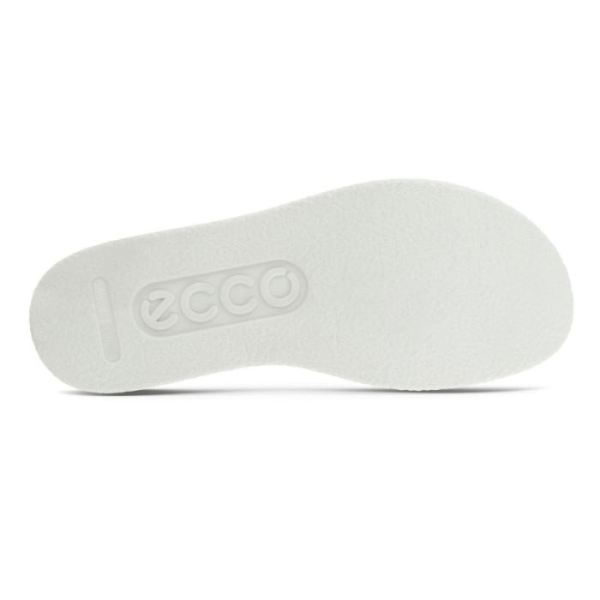 ECCO SHOES -CORKSPHERE WOMEN'S THONG SANDAL-SILVER GREY