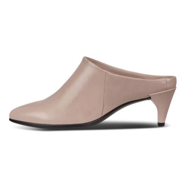 ECCO SHOES -SHAPE 45 WOMEN'S POINTY SLEEK MULES-ROSE DUST