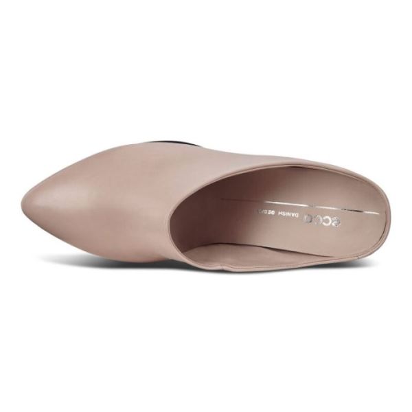 ECCO SHOES -SHAPE 45 WOMEN'S POINTY SLEEK MULES-ROSE DUST