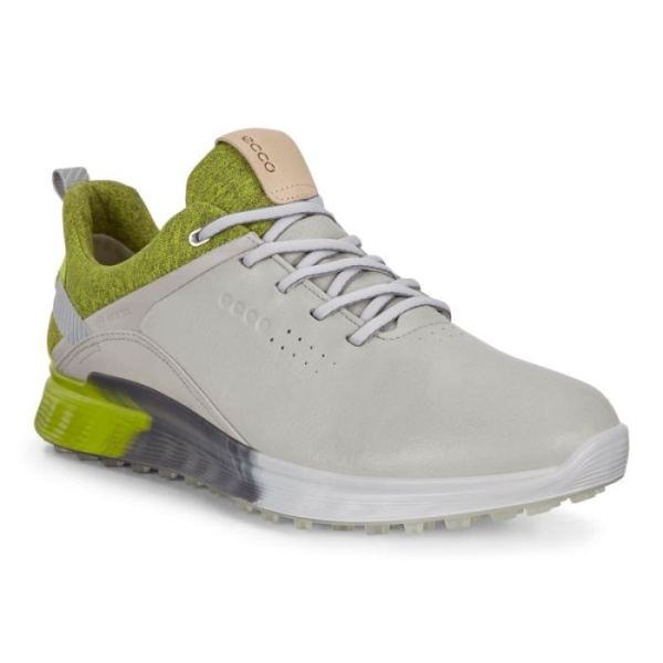 ECCO SHOES -MEN'S S-THREE SPIKELESS GOLF SHOES-CONCRETE