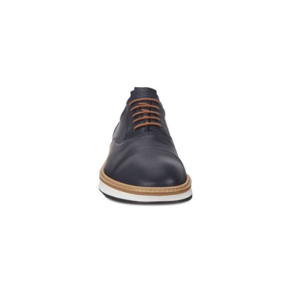 ECCO SHOES -ST.1 HYBRID CAP-TOE OXFORD MEN'S SHOES-NIGHT SKY