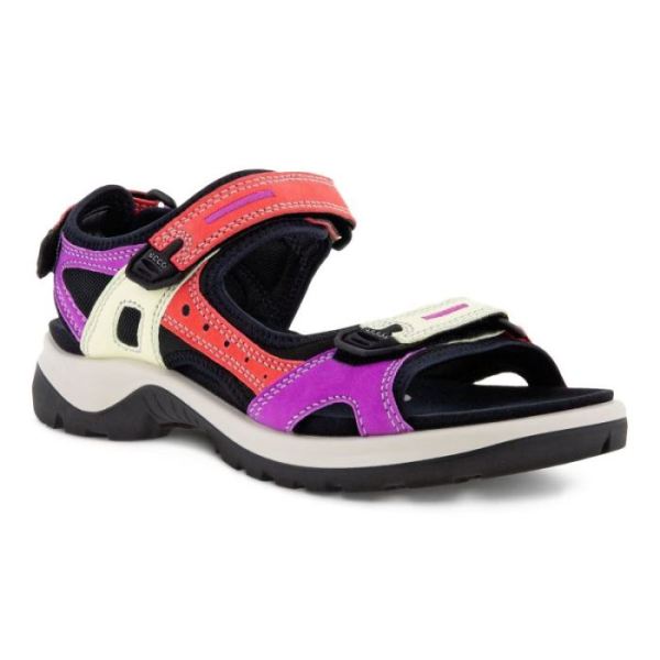 ECCO SHOES -WOMEN&RSQUO;S OFFROAD SANDAL-MULTICOLOR HIBISCUS