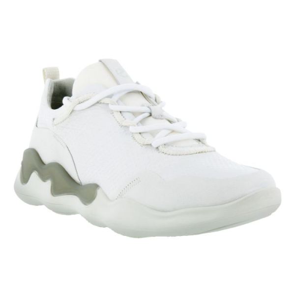 ECCO SHOES -ELO WOMEN'S SNEAKER-WHITE/WHITE