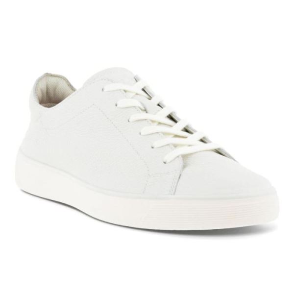 ECCO SHOES -STREET TRAY MEN'S RETRO 2.0-WHITE