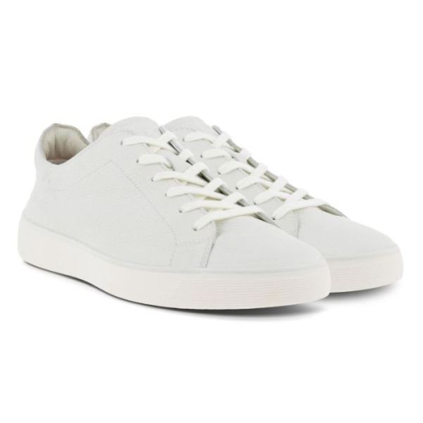 ECCO SHOES -STREET TRAY MEN'S RETRO 2.0-WHITE