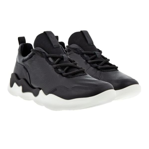 ECCO SHOES -ELO WOMEN'S SNEAKER-BLACK/BLACK