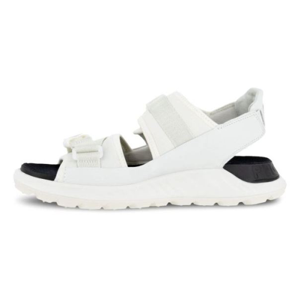 ECCO SHOES -EXOWRAP WOMEN'S 2 STRAP BUCKLE-WHITE/WHITE