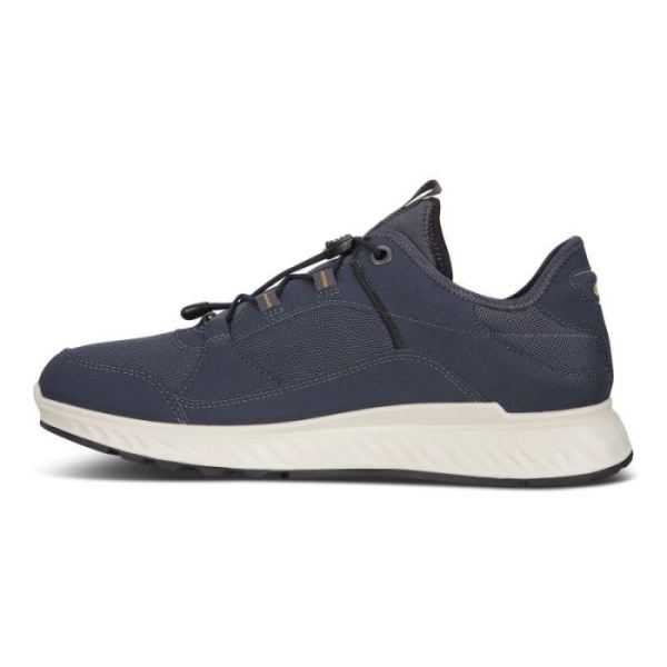 ECCO SHOES -EXOSTRIDE MEN'S LOW GTX SHOES-MARINE/OMBRE