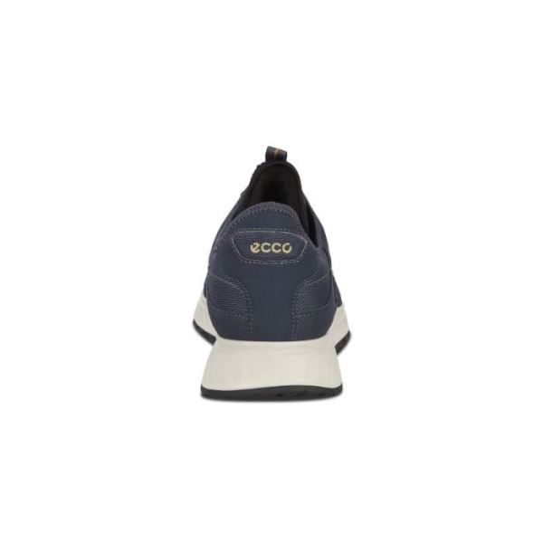 ECCO SHOES -EXOSTRIDE MEN'S LOW GTX SHOES-MARINE/OMBRE