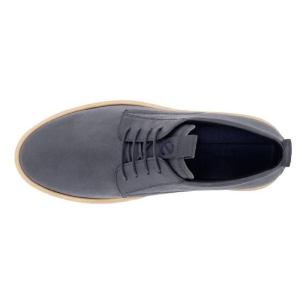 ECCO SHOES -TECHWELT MEN'S OXFORD-MOONLESS