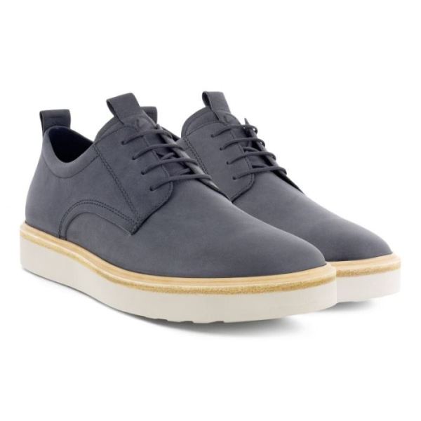 ECCO SHOES -TECHWELT MEN'S OXFORD-MOONLESS