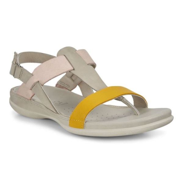 ECCO SHOES -FLASH WOMEN'S SANDAL-MERIGOLD/GRAVEL/ROSE DUST