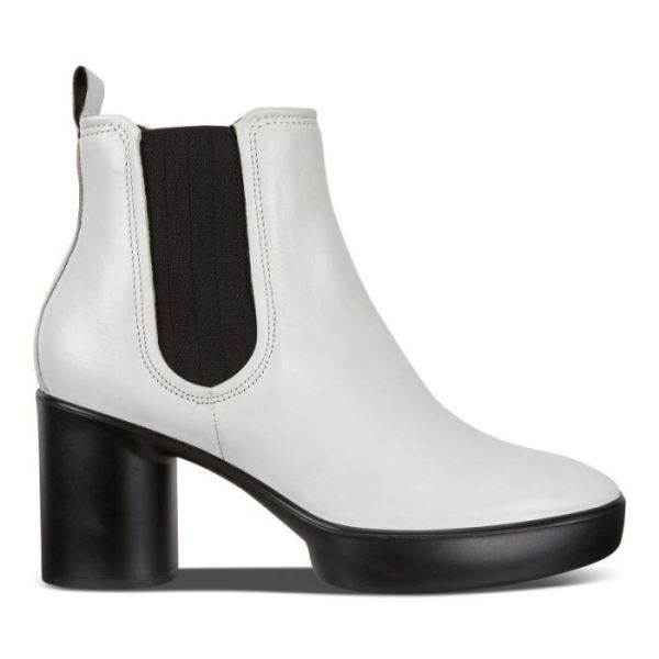 ECCO SHOES -SHAPE SCULPTED MOTION 55 WOMEN'S CHELSEA ANKLE BOOT-BRIGHT WHITE