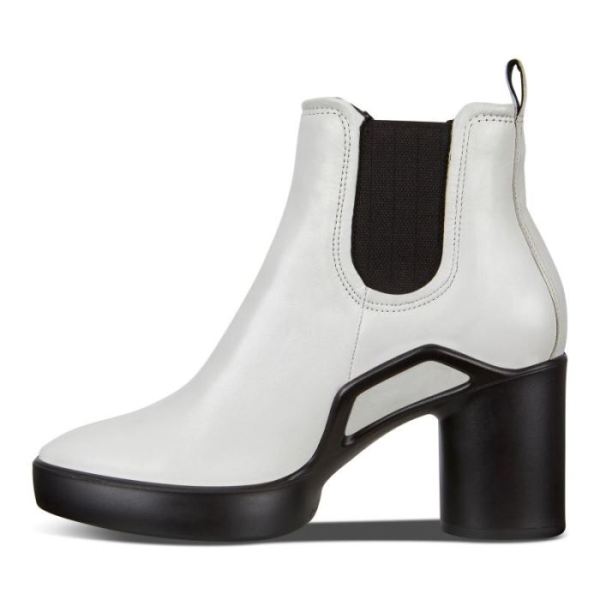 ECCO SHOES -SHAPE SCULPTED MOTION 55 WOMEN'S CHELSEA ANKLE BOOT-BRIGHT WHITE