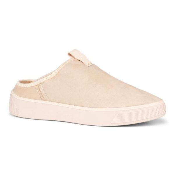 ECCO SHOES -STREET TRAY WOMEN'S SLIP-ON-LIMESTONE