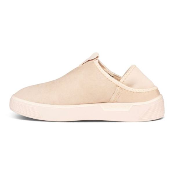 ECCO SHOES -STREET TRAY WOMEN'S SLIP-ON-LIMESTONE