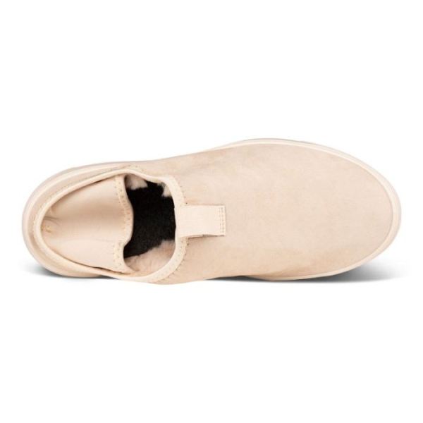 ECCO SHOES -STREET TRAY WOMEN'S SLIP-ON-LIMESTONE