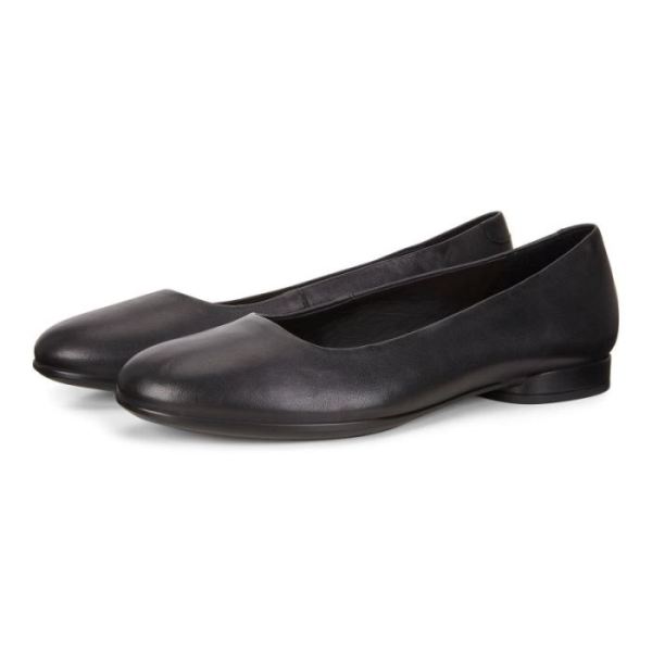 ECCO SHOES -ANINE BALLERINA-BLACK