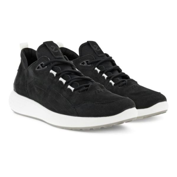 ECCO SHOES -SOFT7 RUNNER MEN'S CASUAL SNEAKER-BLACK/BLACK/BLACK/BLACK