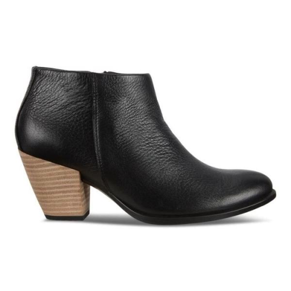 ECCO SHOES -SHAPE 55 WOMEN'S WESTERN BOOT-BLACK